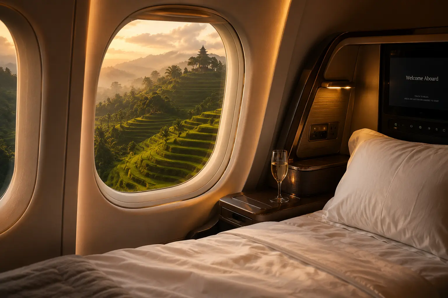 Find cheap business class flights to Bali from London in 2026. Compare airlines, stopovers, booking tips & luxury cabin insights. Expert UK travel advice.