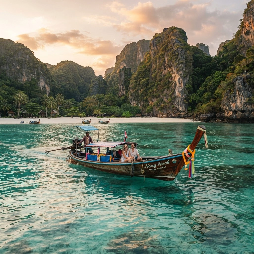 Business class to Thailand from £1,537 return — Bangkok, Phuket, Koh Samui & Krabi. Real fares, best airlines & the green-season trick. ATOL Protected